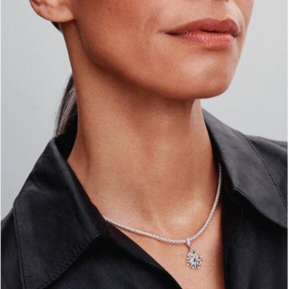 Pandora Sparkling Firework Double Dangle Charm - Picture 7 of 8